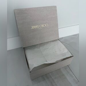 Jimmy Choo London Large Box with Logo Tissue Paper PRICED TO SELL